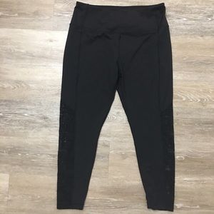 Lace side Althetic leggings